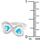 Mirrored Hearts Ring - JGI - Flyclothing LLC