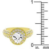 Pave Halo Vintage Crown Ring - JGI - Flyclothing LLC
