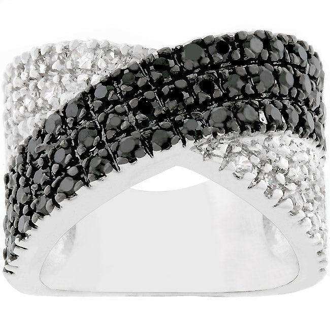 Cross Pattern Cocktail Ring - JGI - Flyclothing LLC