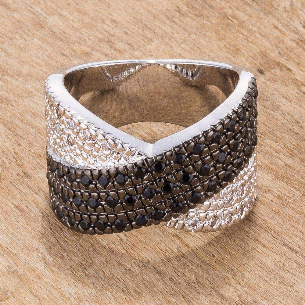 Cross Pattern Cocktail Ring - JGI - Flyclothing LLC
