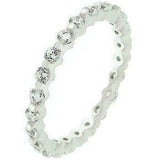 Silver Lace Eternity Band - JGI - Flyclothing LLC