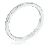 2 mm Stainless Steel Wedding Band - JGI - Flyclothing LLC