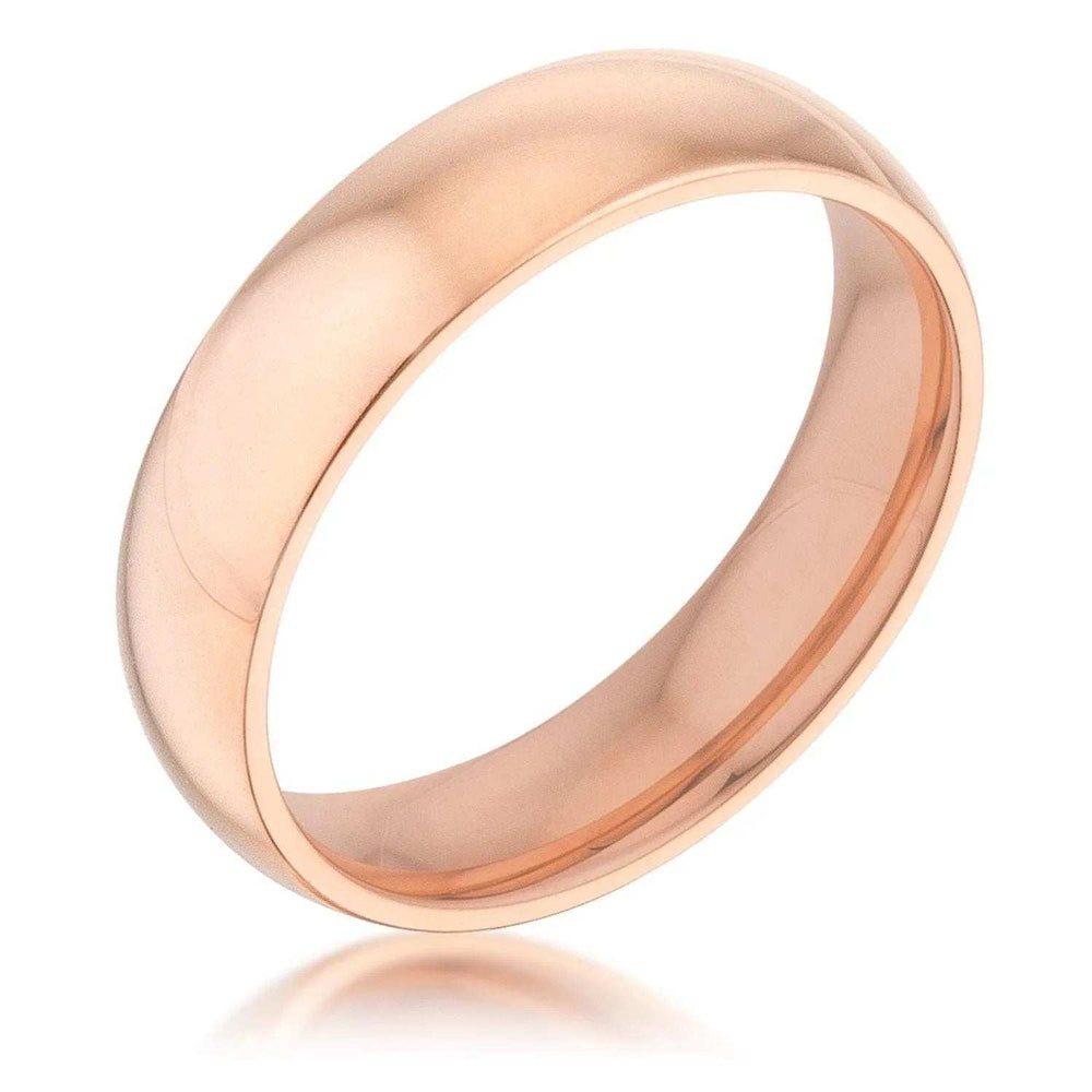5 mm IPG Rose Gold Stainless Steel Band - JGI - Flyclothing LLC
