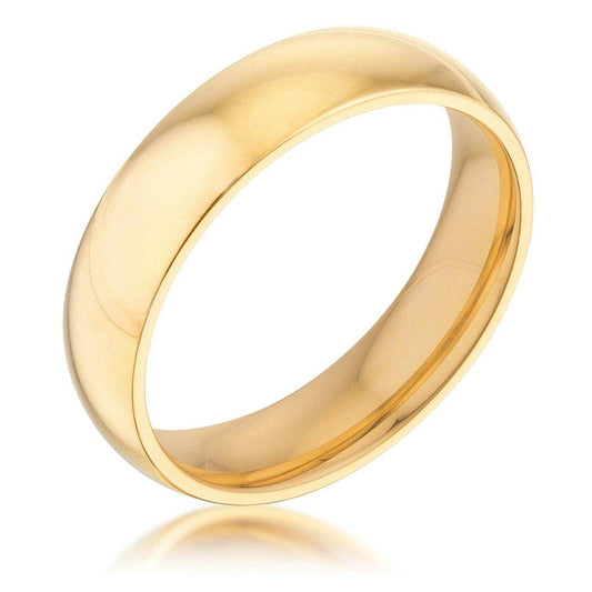 5 mm IPG Gold Stainless Steel Band - JGI - Flyclothing LLC