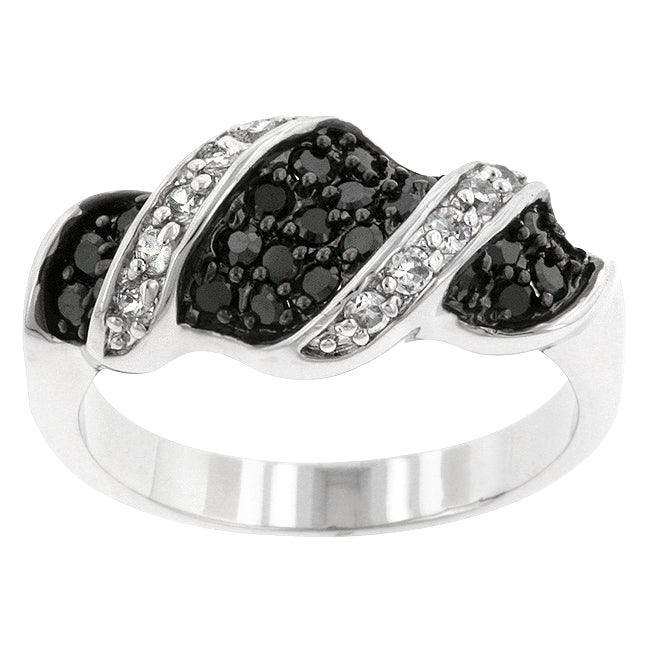 Cubic Zirconia Swirl Ring - JGI - Flyclothing LLC