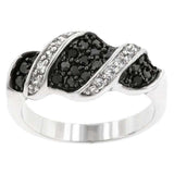 Cubic Zirconia Swirl Ring - JGI - Flyclothing LLC