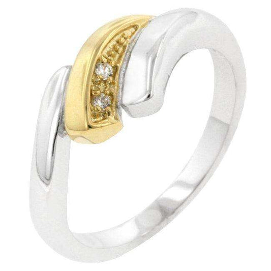 Two-tone Swirl Ring - JGI - Flyclothing LLC