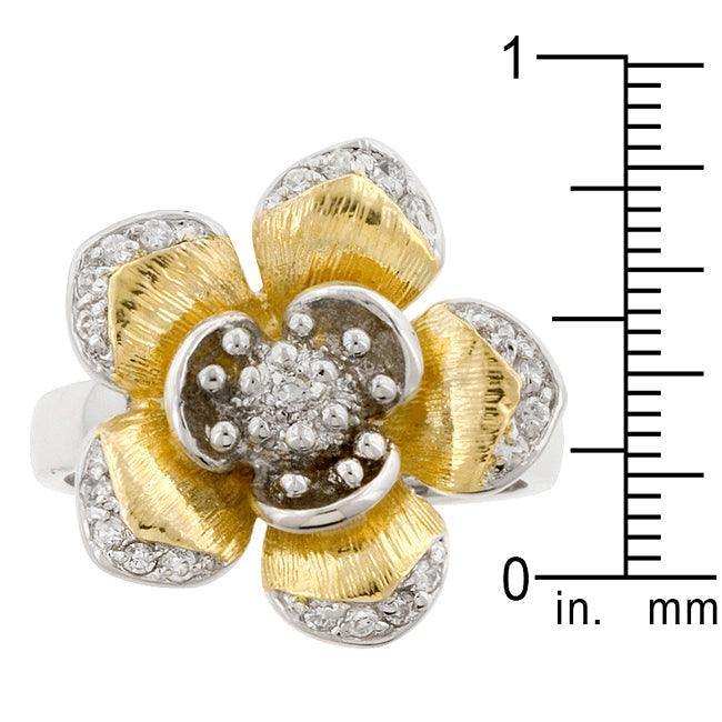 Golden Petals Cocktail Ring - JGI - Flyclothing LLC