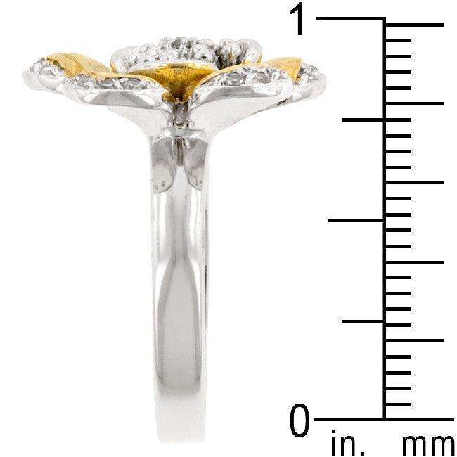 Golden Petals Cocktail Ring - JGI - Flyclothing LLC