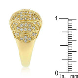 Goldeneye Clear Cubic Zirconia Cocktail Ring - JGI - Flyclothing LLC