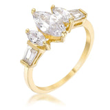Marquise Triplet Engagement Ring - JGI - Flyclothing LLC