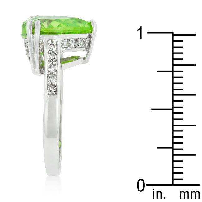 Apple Green Heart Ring - JGI - Flyclothing LLC