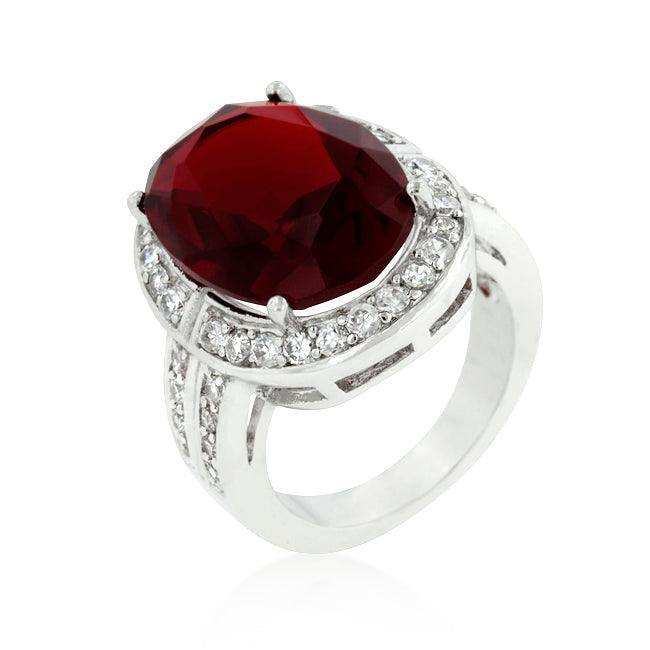 Ruby Red Cocktail Ring - JGI - Flyclothing LLC