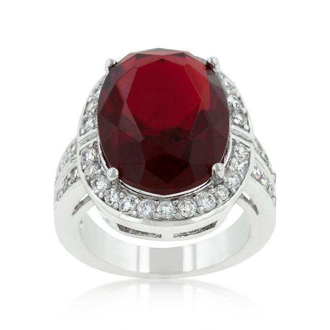 Ruby Red Cocktail Ring - JGI - Flyclothing LLC