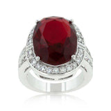 Ruby Red Cocktail Ring - JGI - Flyclothing LLC