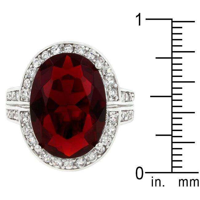 Ruby Red Cocktail Ring - JGI - Flyclothing LLC