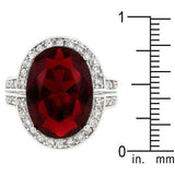 Ruby Red Cocktail Ring - JGI - Flyclothing LLC