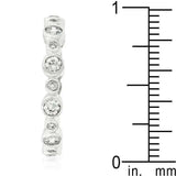 Alternating Bezel Linked Cubic Zirconia Eternity Band - JGI - Flyclothing LLC