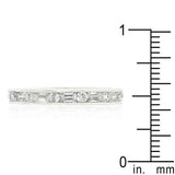 Alternating Cubic Zirconia Eternity Band - JGI - Flyclothing LLC