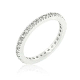 Delicate Cubic Zirconia Eternity Band - JGI - Flyclothing LLC