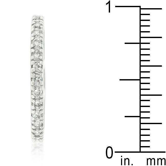 Delicate Cubic Zirconia Eternity Band - JGI - Flyclothing LLC