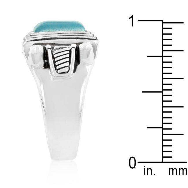 Blue Cats Eye Vintage Ring - JGI - Flyclothing LLC