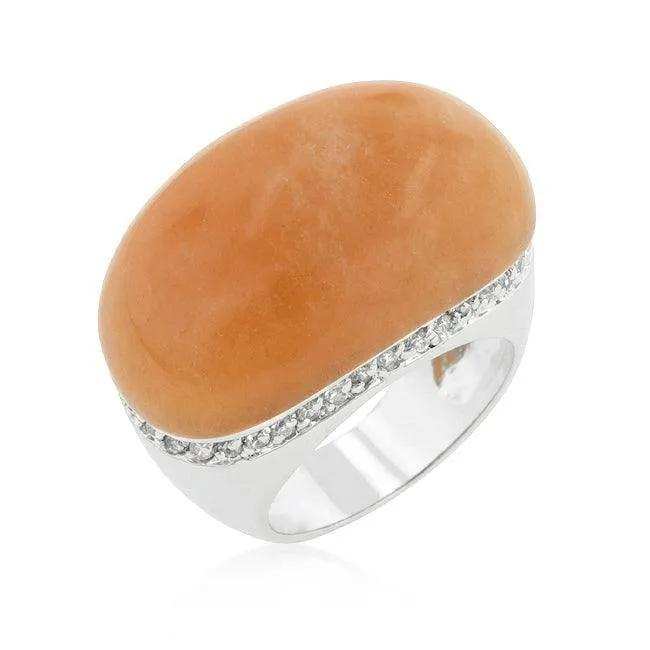 Carnelian Simulated Cocktail Ring - JGI - Flyclothing LLC