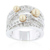Champagne Pearl Cocktail Ring - JGI - Flyclothing LLC
