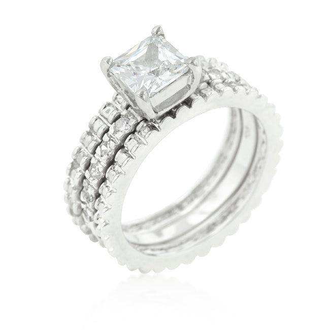 Bridal Triple Ring Set - JGI - Flyclothing LLC