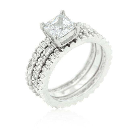Bridal Triple Ring Set - JGI - Flyclothing LLC