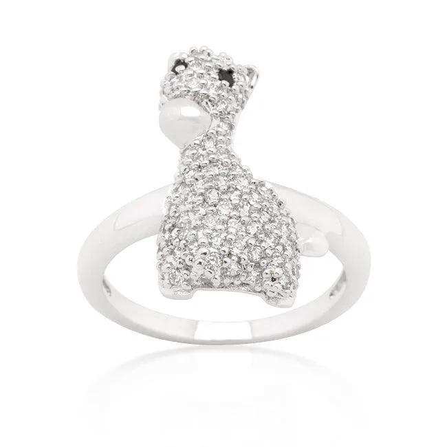 Cubic Zirconia Giraffe Ring - JGI - Flyclothing LLC
