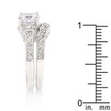 Art Deco Round Cut Bridal Set - JGI - Flyclothing LLC