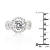 Round Cut Trio Cubic Zirconia Ring - JGI - Flyclothing LLC