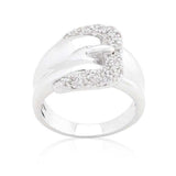 Simple Cubic Zirconia Belt Ring - JGI - Flyclothing LLC