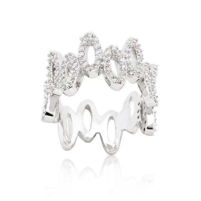 Cubic Zirconia Oval Fashion Ring - JGI - Flyclothing LLC