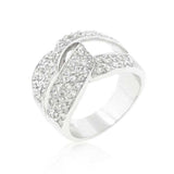 Cubic Zirconia Knot Ring - JGI - Flyclothing LLC