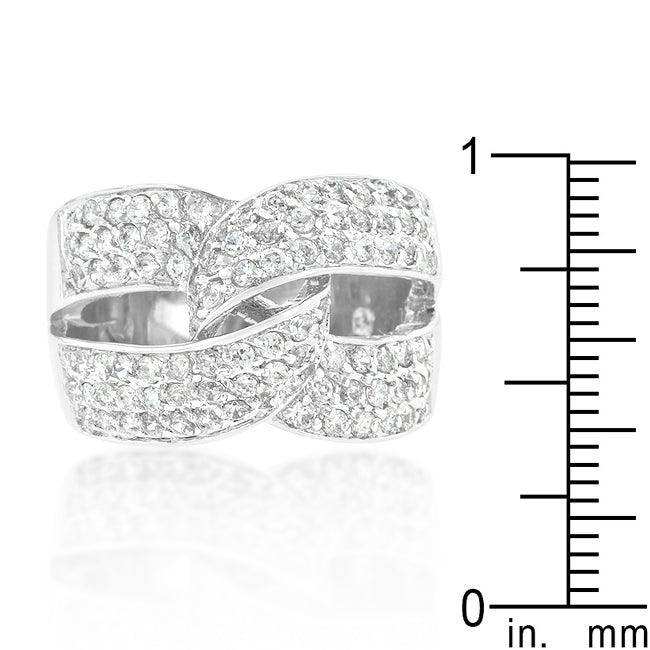 Cubic Zirconia Knot Ring - JGI - Flyclothing LLC