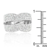 Cubic Zirconia Knot Ring - JGI - Flyclothing LLC