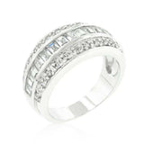 3-Row Cubic Zirconia Band - JGI - Flyclothing LLC