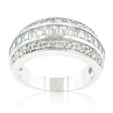 3-Row Cubic Zirconia Band - JGI - Flyclothing LLC