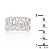 Cubic Zirconia Circular Ring - JGI - Flyclothing LLC