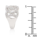 Cubic Zirconia Circular Ring - JGI - Flyclothing LLC