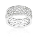 Simple Classic Cubic Zirconia Band - JGI - Flyclothing LLC