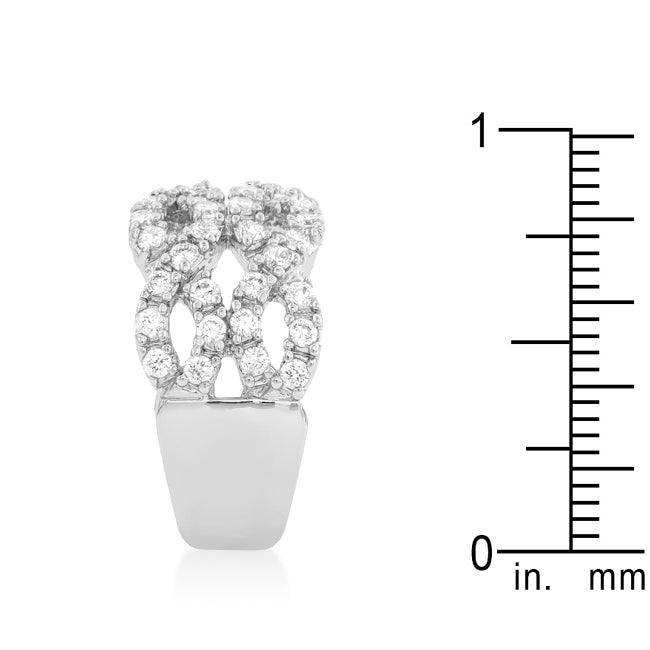 Braided CZ Cocktail Ring - JGI - Flyclothing LLC