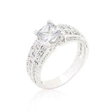 Cubic Zirconia Princess Cut Ring - JGI - Flyclothing LLC