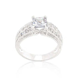 Cubic Zirconia Princess Cut Ring - JGI - Flyclothing LLC