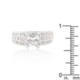 Cubic Zirconia Princess Cut Ring - JGI - Flyclothing LLC