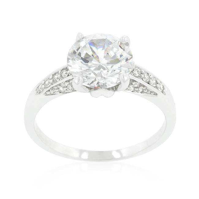 Contemporary Engagement Ring with Large Center Stone - JGI - Flyclothing LLC