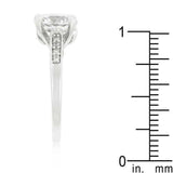 Contemporary Engagement Ring with Large Center Stone - JGI - Flyclothing LLC