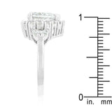 Heart Halo Engagement Ring - JGI - Flyclothing LLC
